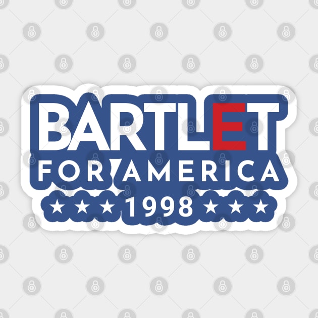 Bartlet For America Sticker by Suva